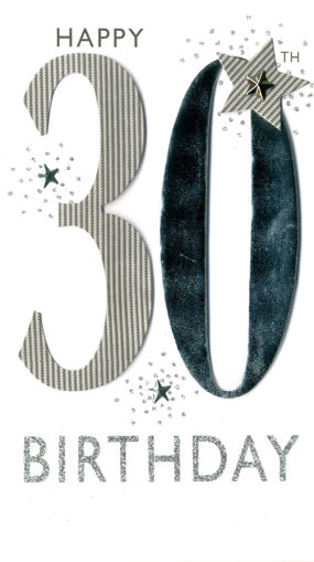 Picture of HAPPY 30TH BIRTHDAY CARD